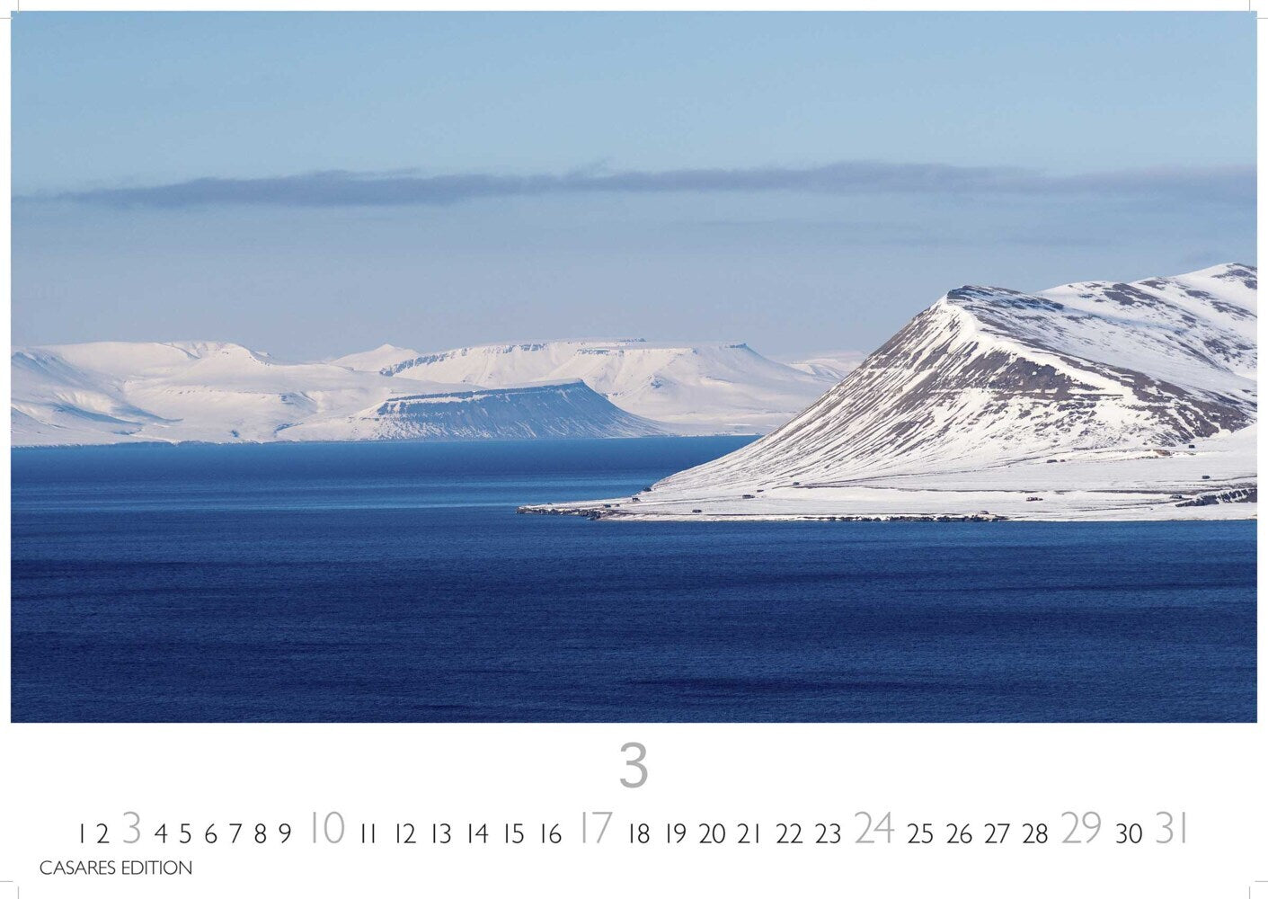 Arctic Landscapes - Wandkalender 2024 - 50 x 35 cm - CASARES fine art EDITION