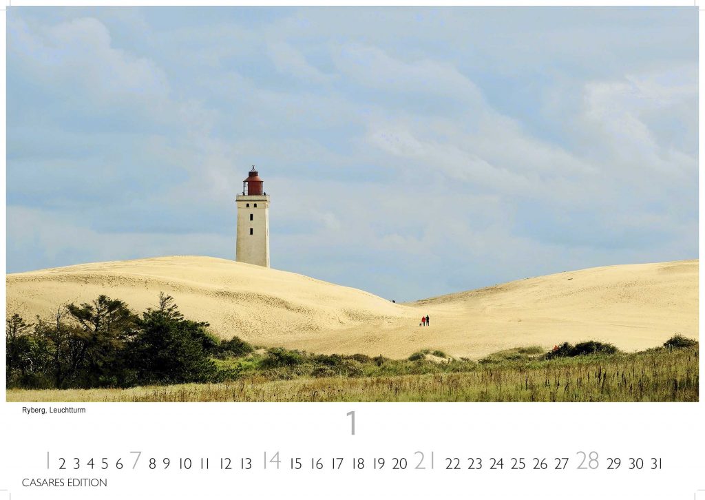Dänemark - Wandkalender 2024 - 50 x 35 cm - CASARES fine art EDITION
