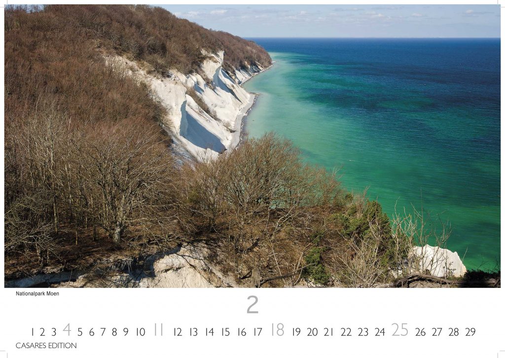 Dänemark - Wandkalender 2024 - 50 x 35 cm - CASARES fine art EDITION