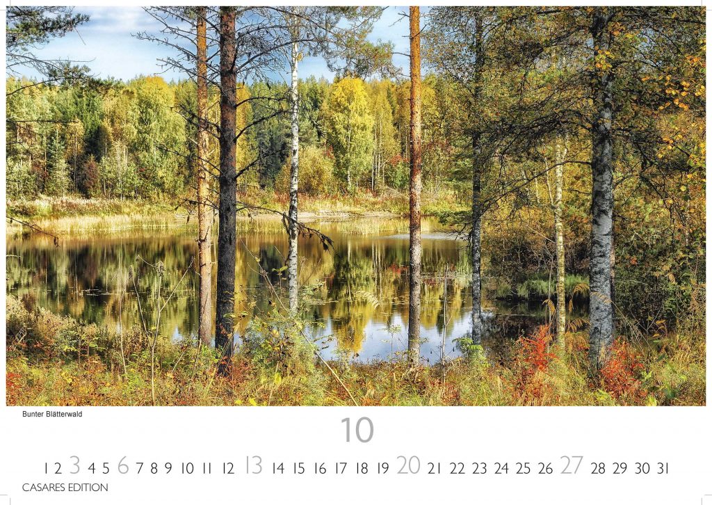 Finnland - Wandkalender 2024 - 50 x 35 cm - CASARES fine art EDITION