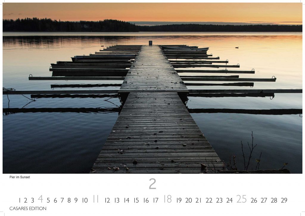 Finnland - Wandkalender 2024 - 50 x 35 cm - CASARES fine art EDITION