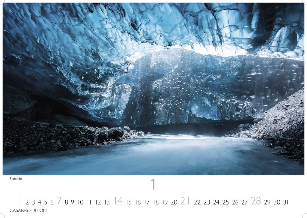 Grönland - Wandkalender 2024 - 50 x 35 cm - CASARES fine art EDITION