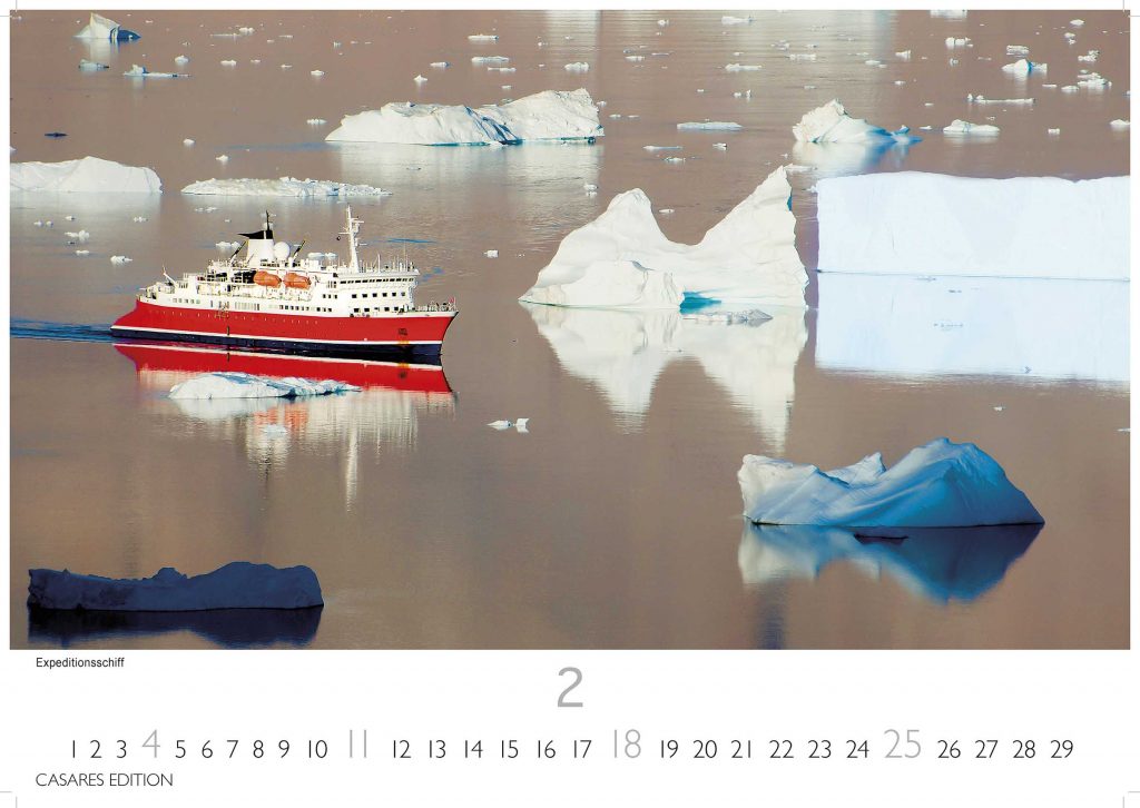 Grönland - Wandkalender 2024 - 50 x 35 cm - CASARES fine art EDITION
