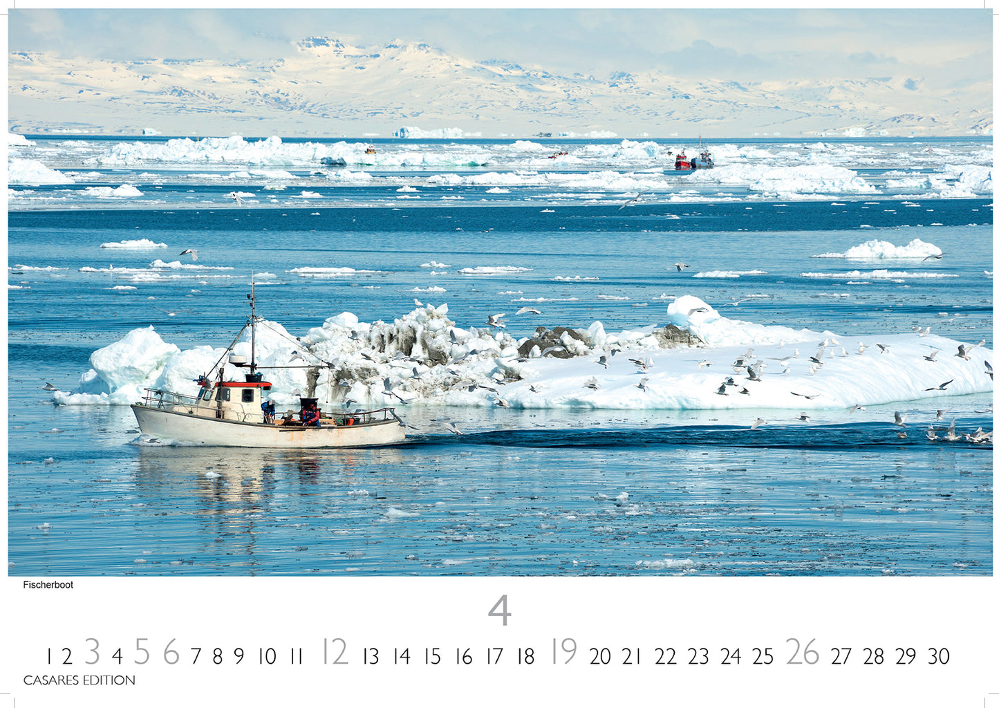 Grönland - Wandkalender 2026 - 50 x 35 cm - CASARES fine art EDITION