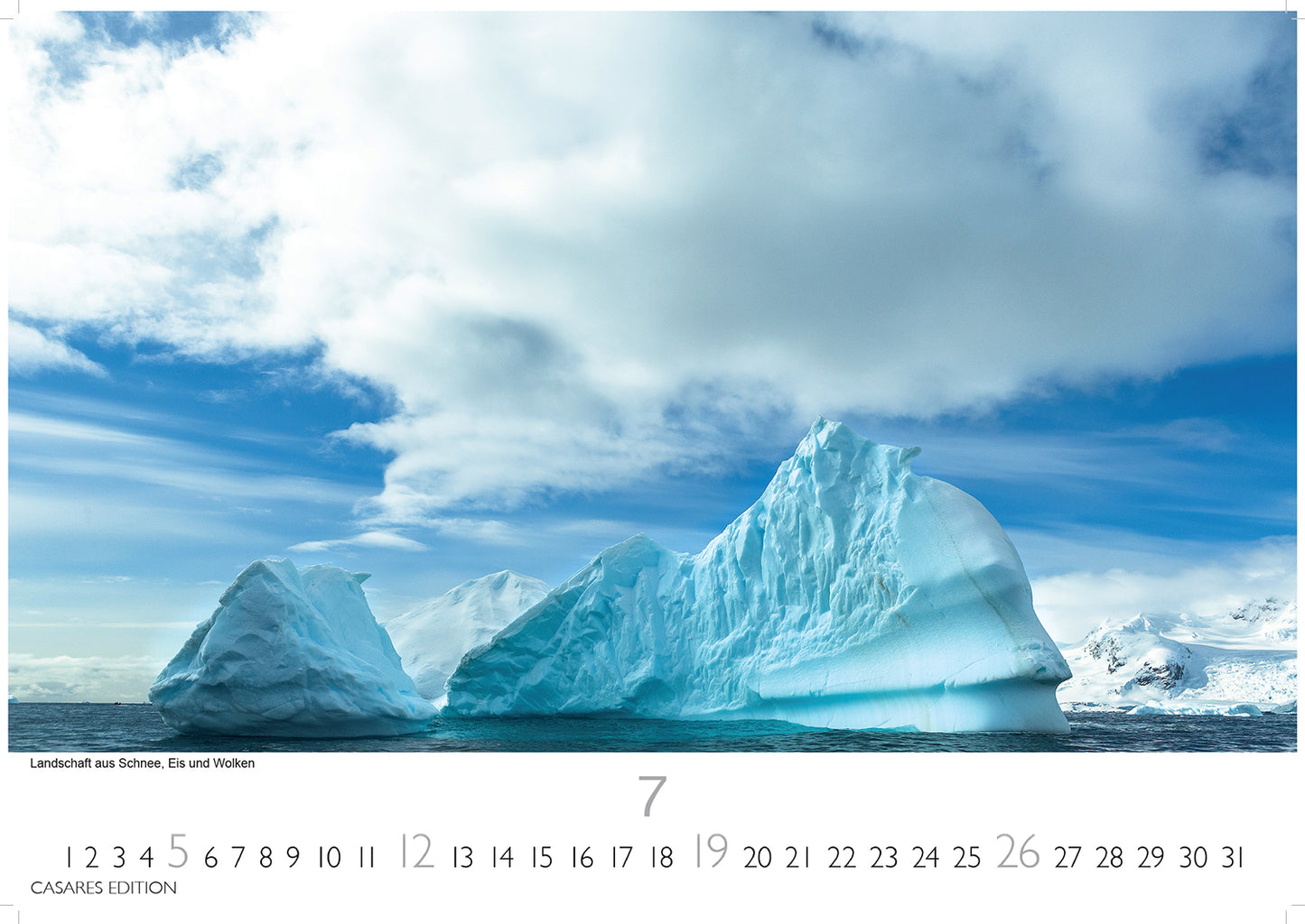 Grönland - Wandkalender 2026 - 50 x 35 cm - CASARES fine art EDITION