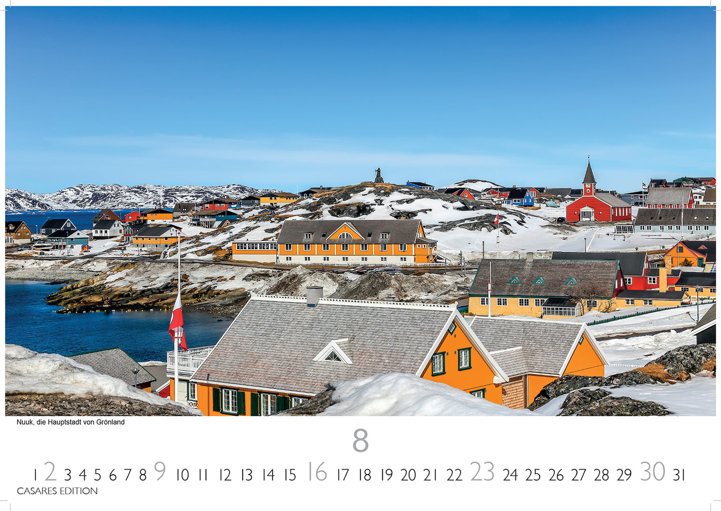 Grönland - Wandkalender 2026 - 50 x 35 cm - CASARES fine art EDITION