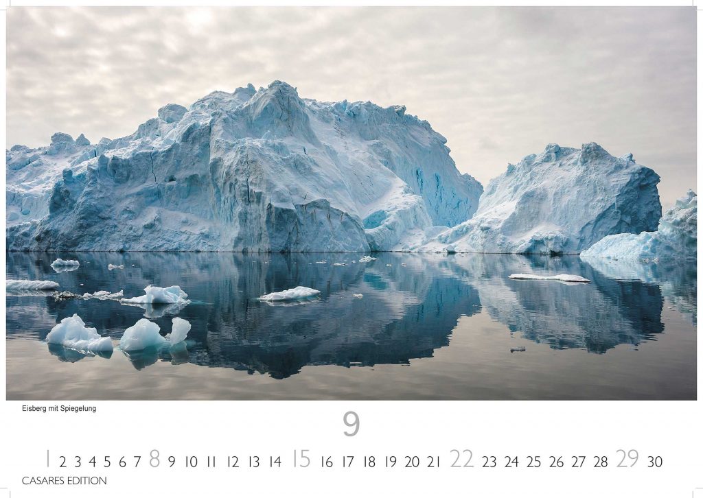 Grönland - Wandkalender 2024 - 50 x 35 cm - CASARES fine art EDITION