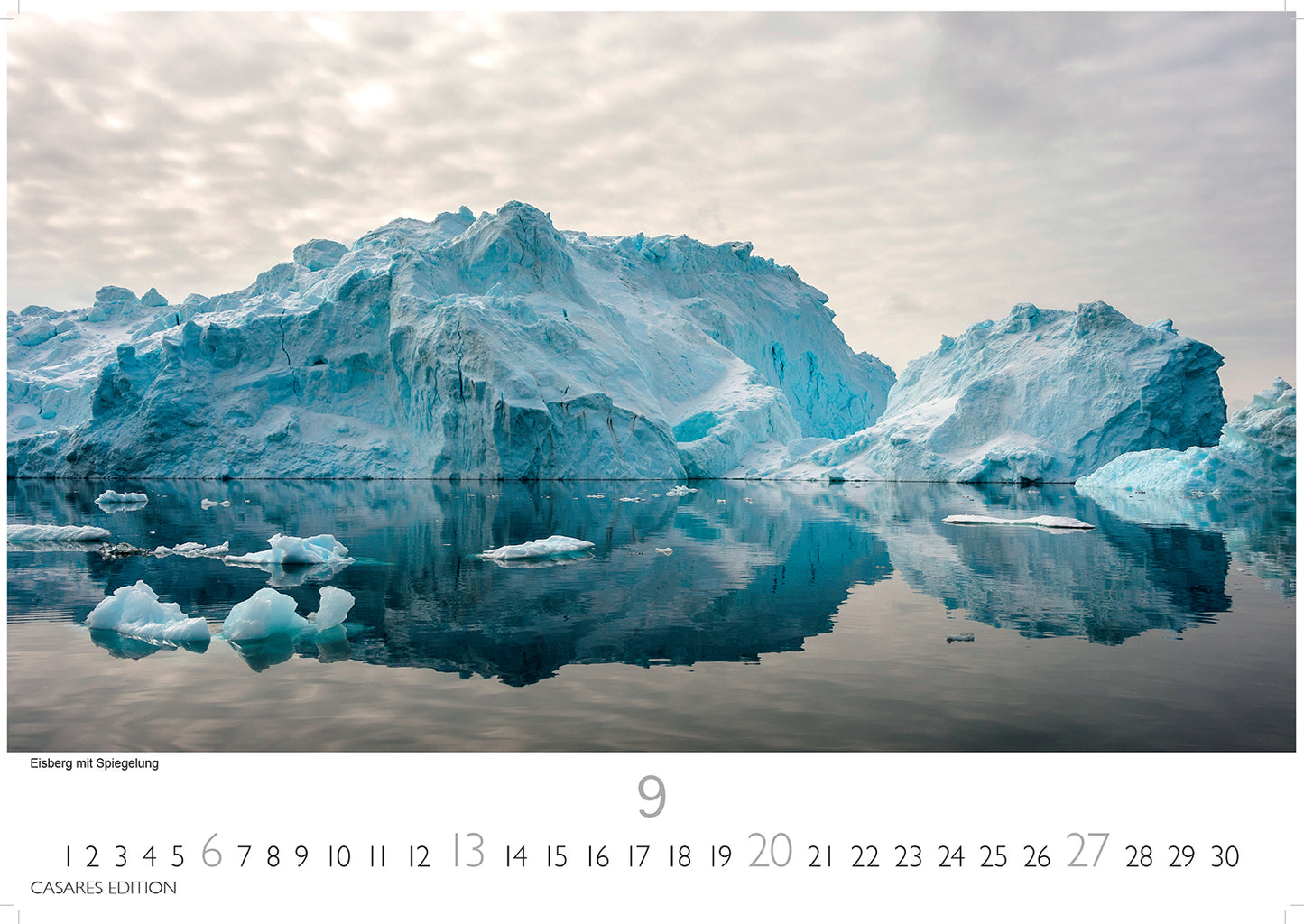 Grönland - Wandkalender 2026 - 50 x 35 cm - CASARES fine art EDITION