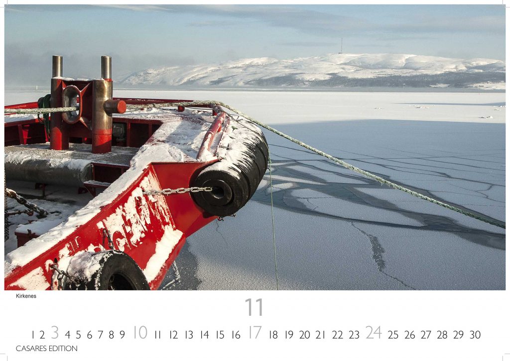 Hurtigruten - Wandkalender 2024 - 50 x 35 cm - CASARES fine art EDITION