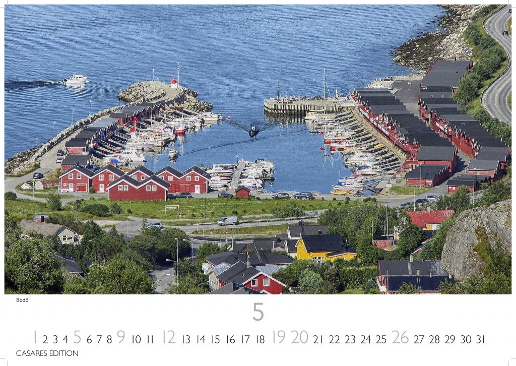 Hurtigruten - Wandkalender 2024 - 50 x 35 cm - CASARES fine art EDITION