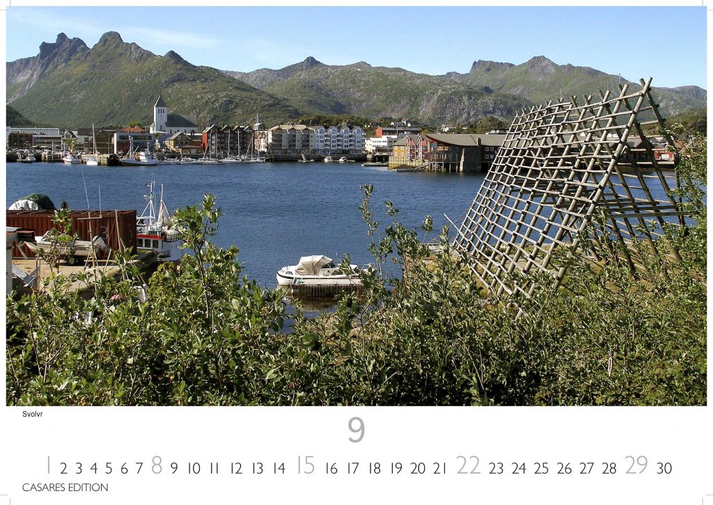 Hurtigruten - Wandkalender 2024 - 50 x 35 cm - CASARES fine art EDITION