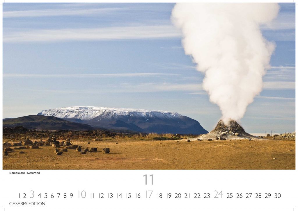 Island - Wandkalender 2024 - 50 x 35 cm - CASARES fine art EDITION