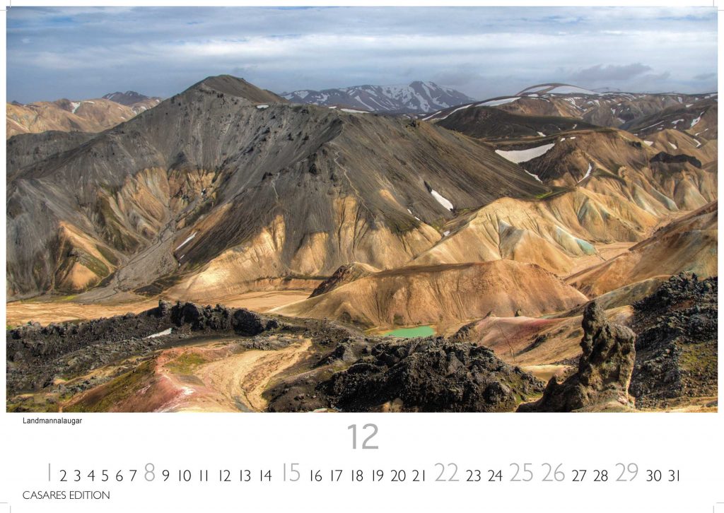 Island - Wandkalender 2024 - 50 x 35 cm - CASARES fine art EDITION