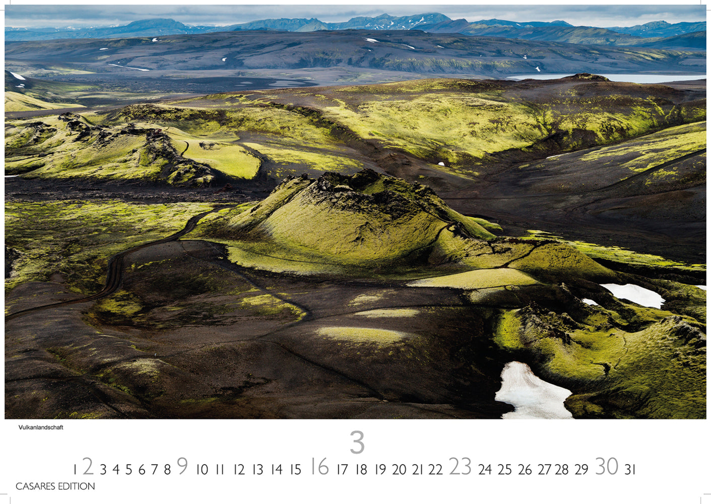 Island - Wandkalender 2026 - 50 x 36 cm - CASARES fine art EDITION