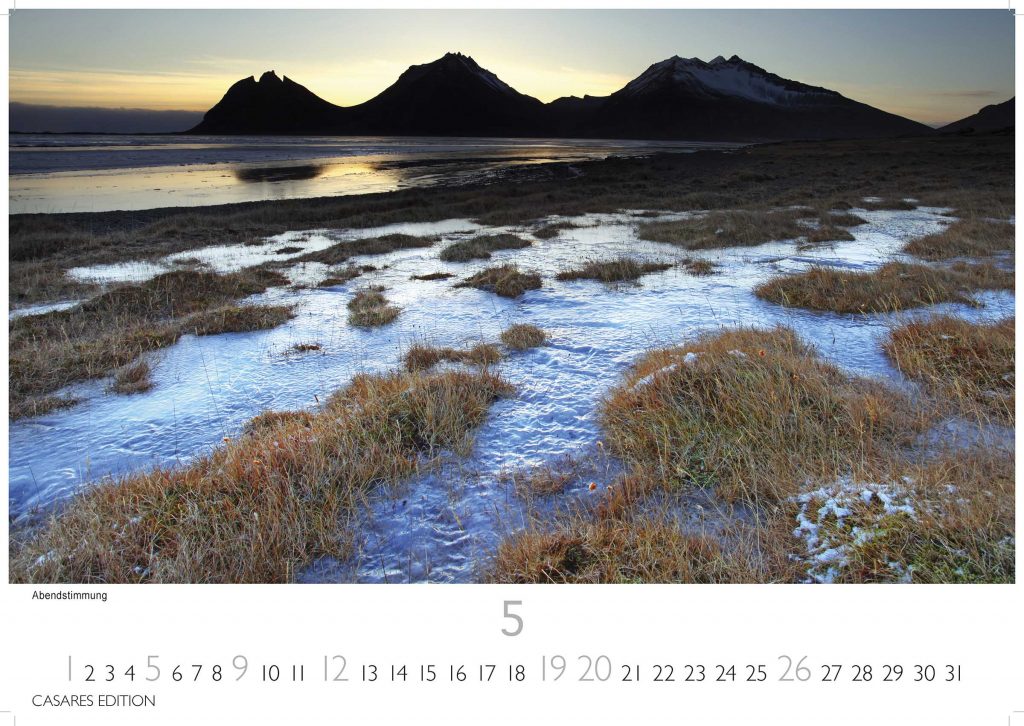 Island - Wandkalender 2024 - 50 x 35 cm - CASARES fine art EDITION