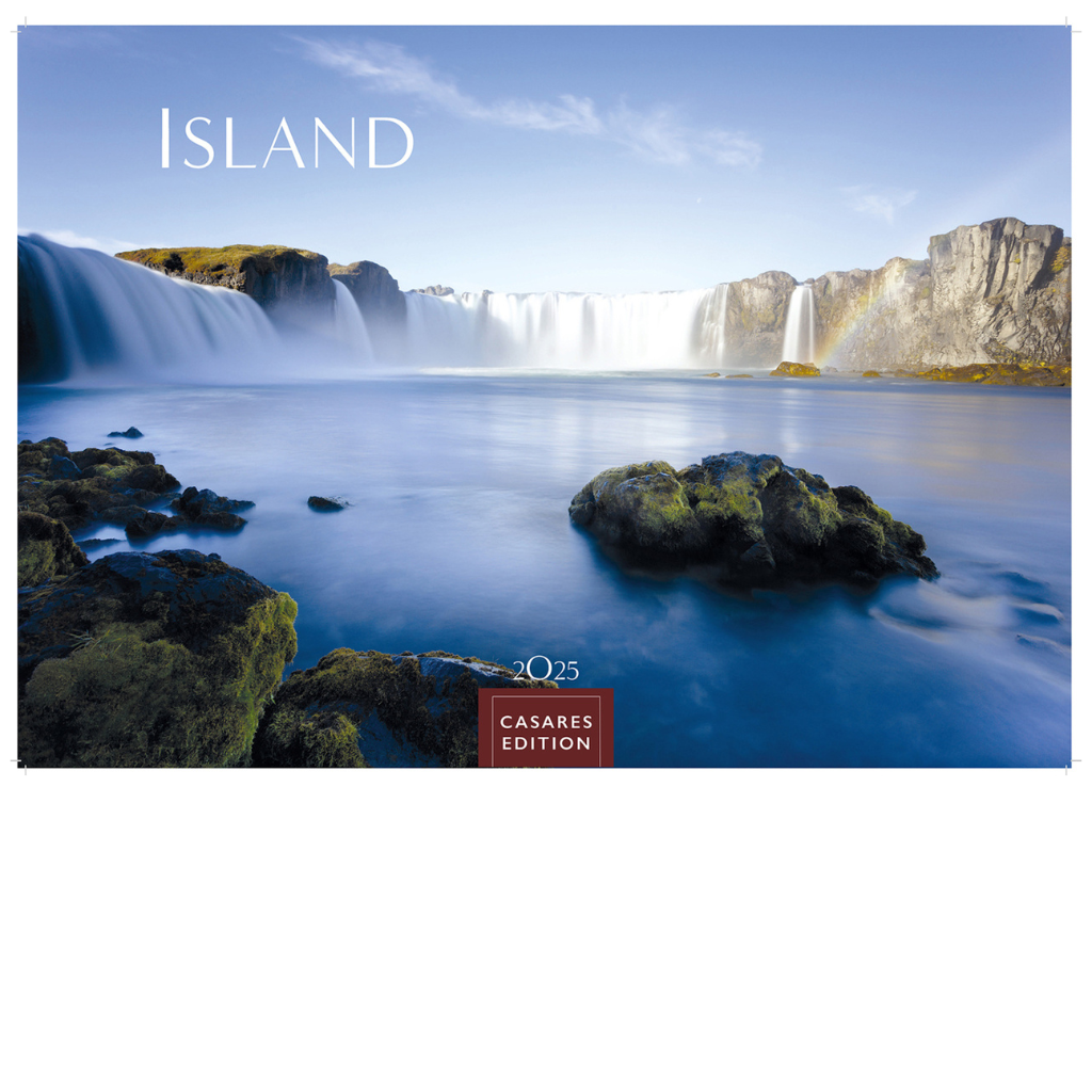 Island - Wandkalender 2026 - 50 x 36 cm - CASARES fine art EDITION