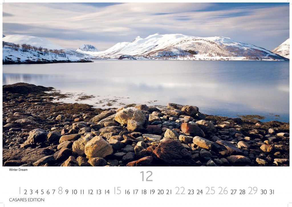 Norwegen - Wandkalender 2024 - 50 x 35 cm - CASARES fine art EDITION