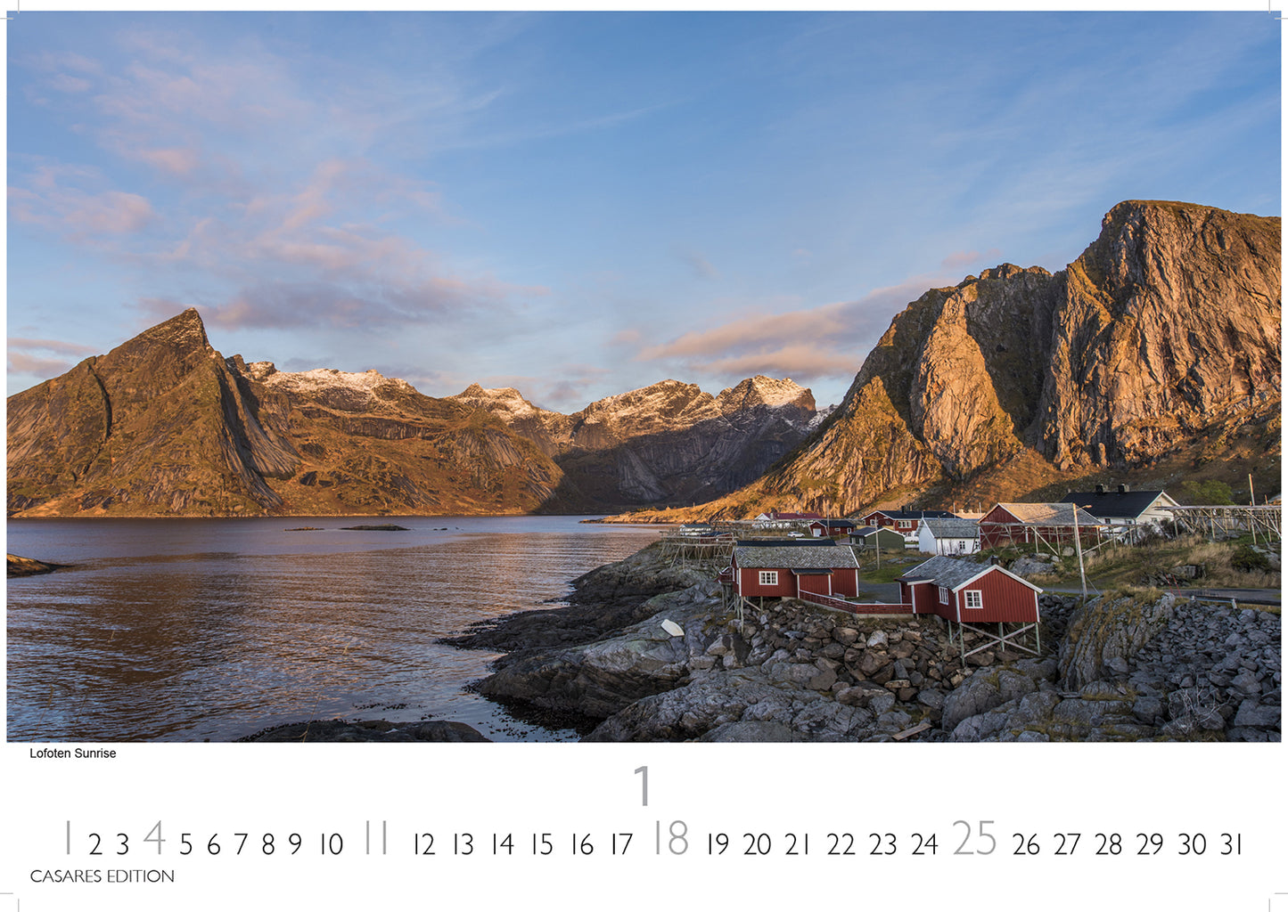 Norway - Wall Calendar 2026 - 50 x 36 cm - CASARES fine art EDITION
