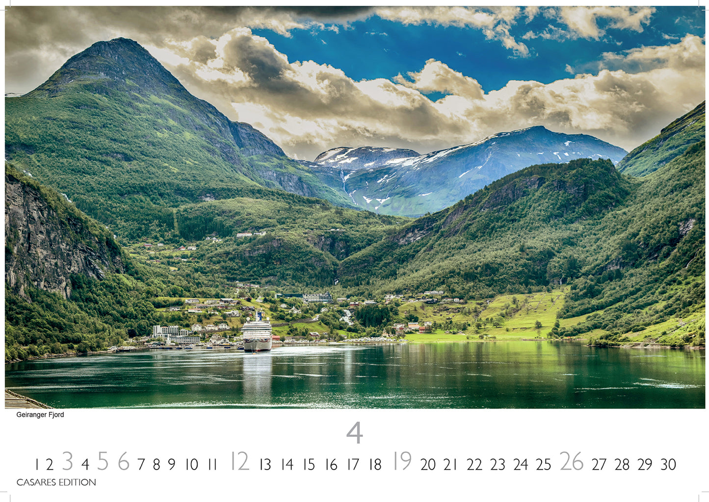 Norway - Wall Calendar 2026 - 50 x 36 cm - CASARES fine art EDITION