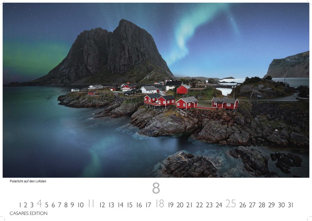 Norwegen - Wandkalender 2024 - 50 x 35 cm - CASARES fine art EDITION