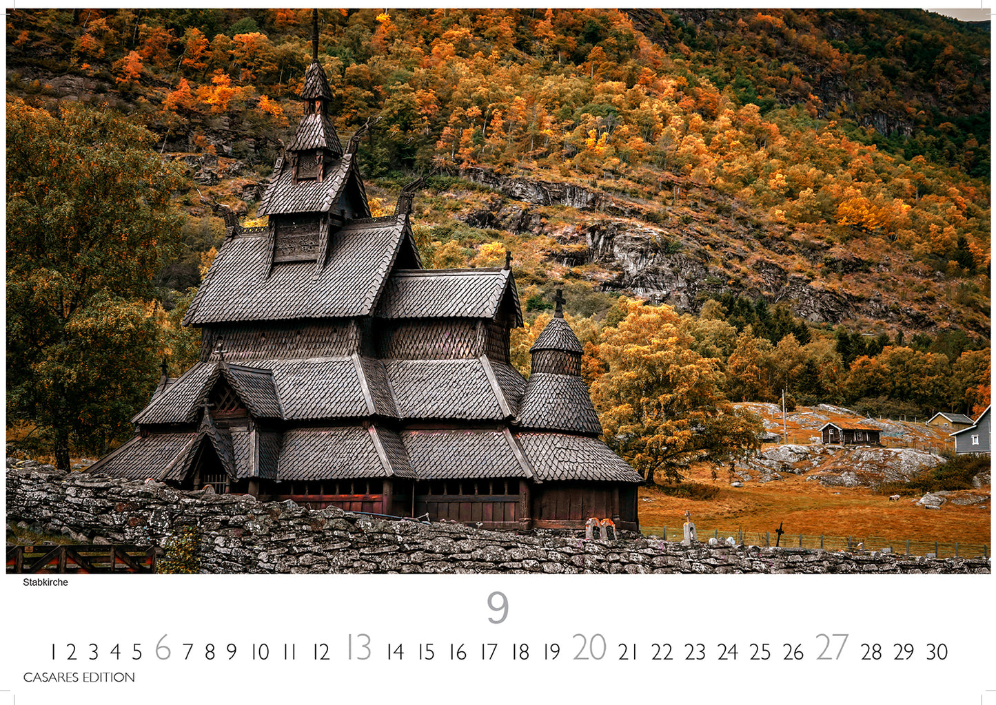 Norway - Wall Calendar 2026 - 50 x 36 cm - CASARES fine art EDITION