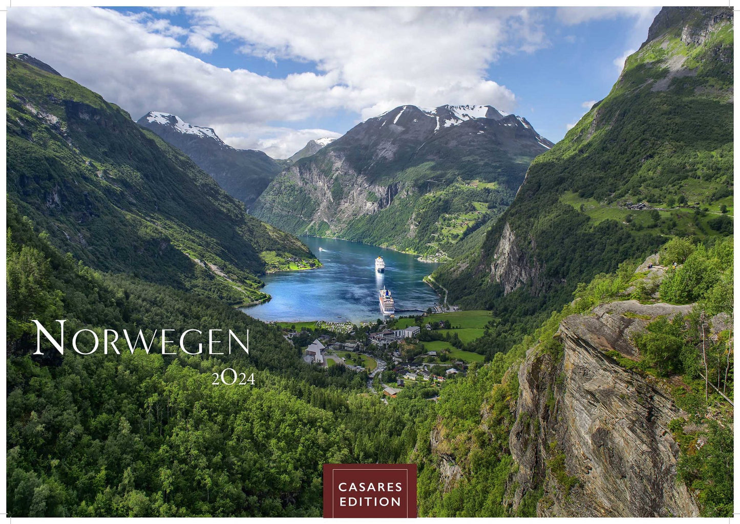 Norwegen - Wandkalender 2024 - 50 x 35 cm - CASARES fine art EDITION