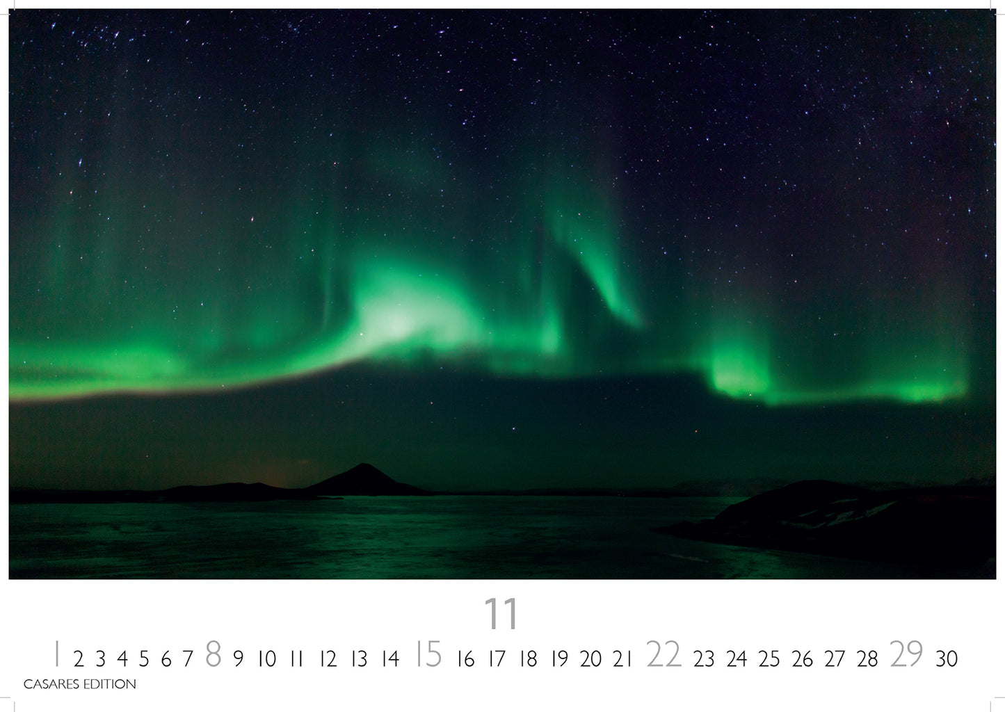 Polarlicht - Wandkalender 2026 - 50 x 36 cm - CASARES fine art EDITION