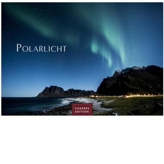 Northern Lights - Wall Calendar 2026 - 50 x 36 cm - CASARES fine art EDITION