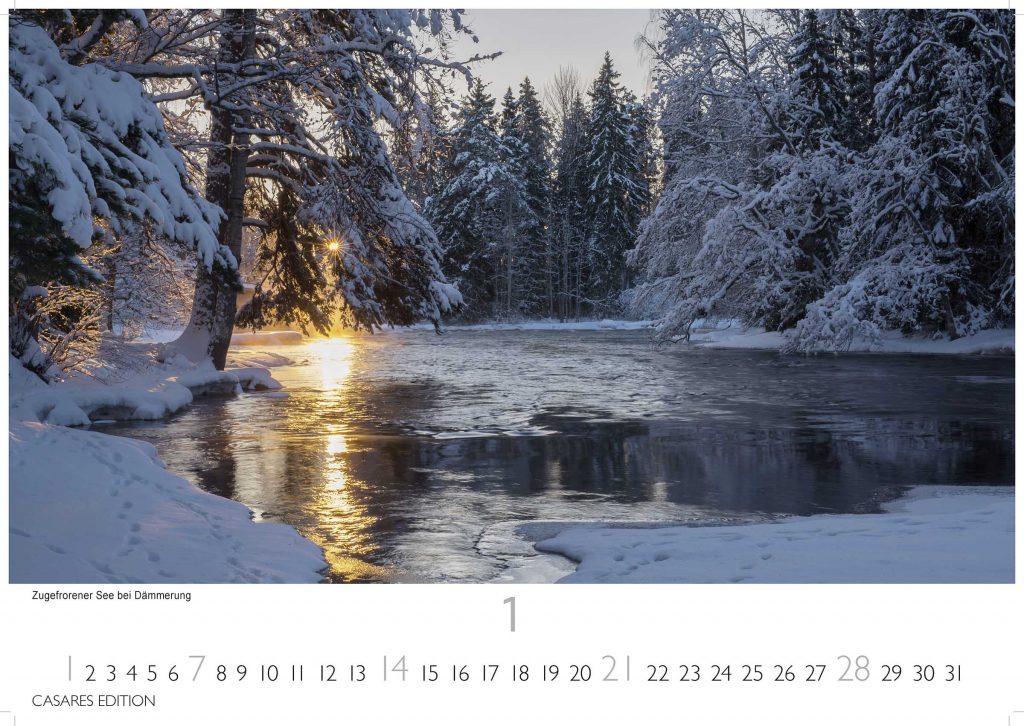 Schweden - Wandkalender 2024 - 50 x 35 cm - CASARES fine art EDITION