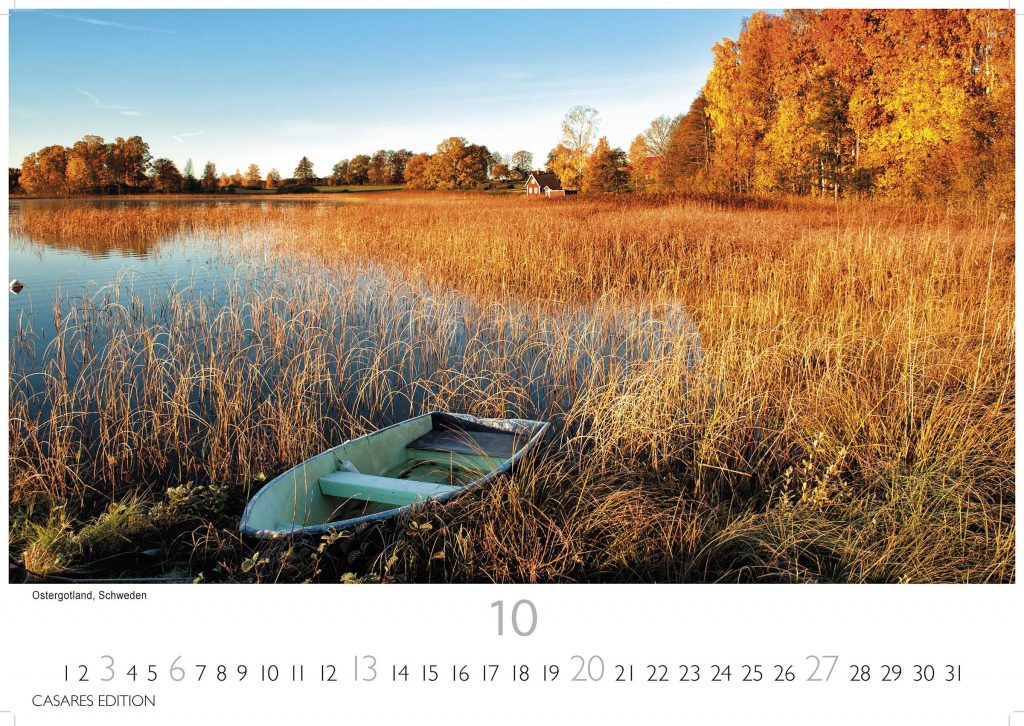 Schweden - Wandkalender 2024 - 50 x 35 cm - CASARES fine art EDITION