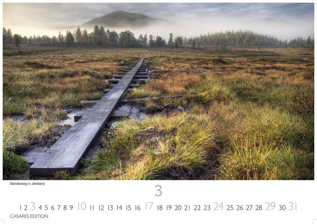 Schweden - Wandkalender 2024 - 50 x 35 cm - CASARES fine art EDITION