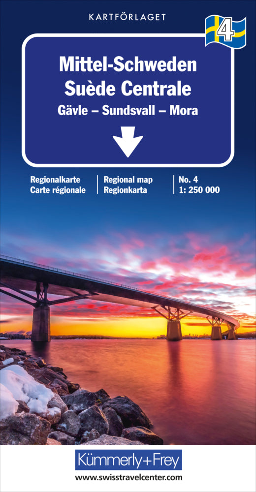 Sweden regional maps - Kartförlaget