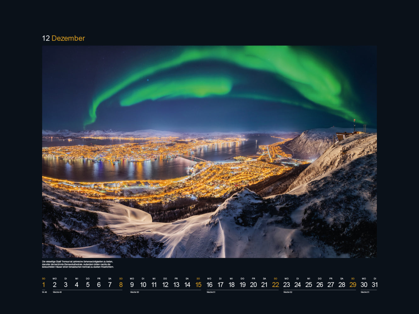 Hurtigruten - Wandkalender 2024 - 60 x 45 cm - Kunth Verlag