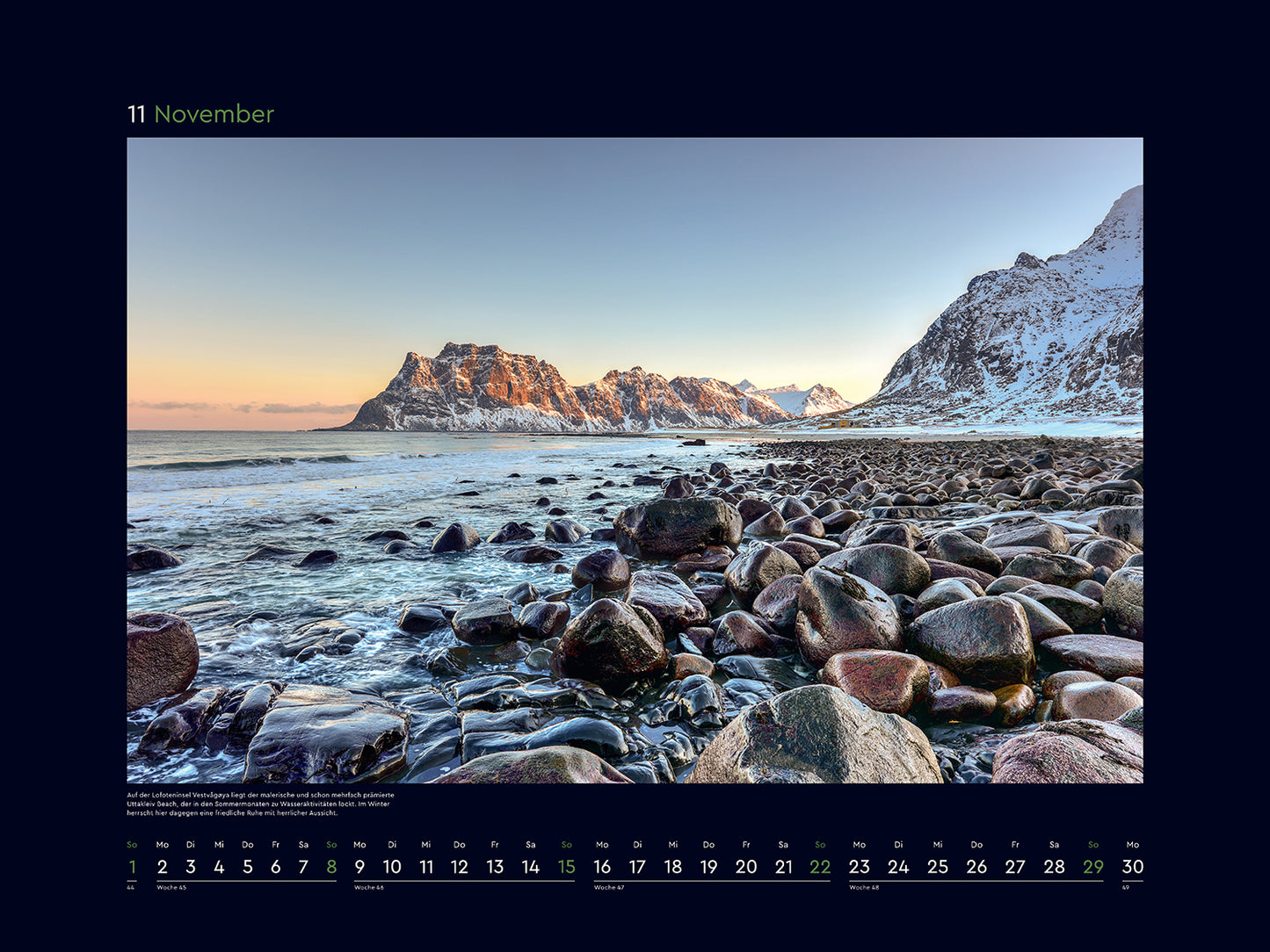 Hurtigruten - Wandkalender 2026 - 60 x 45 cm - Kunth Verlag
