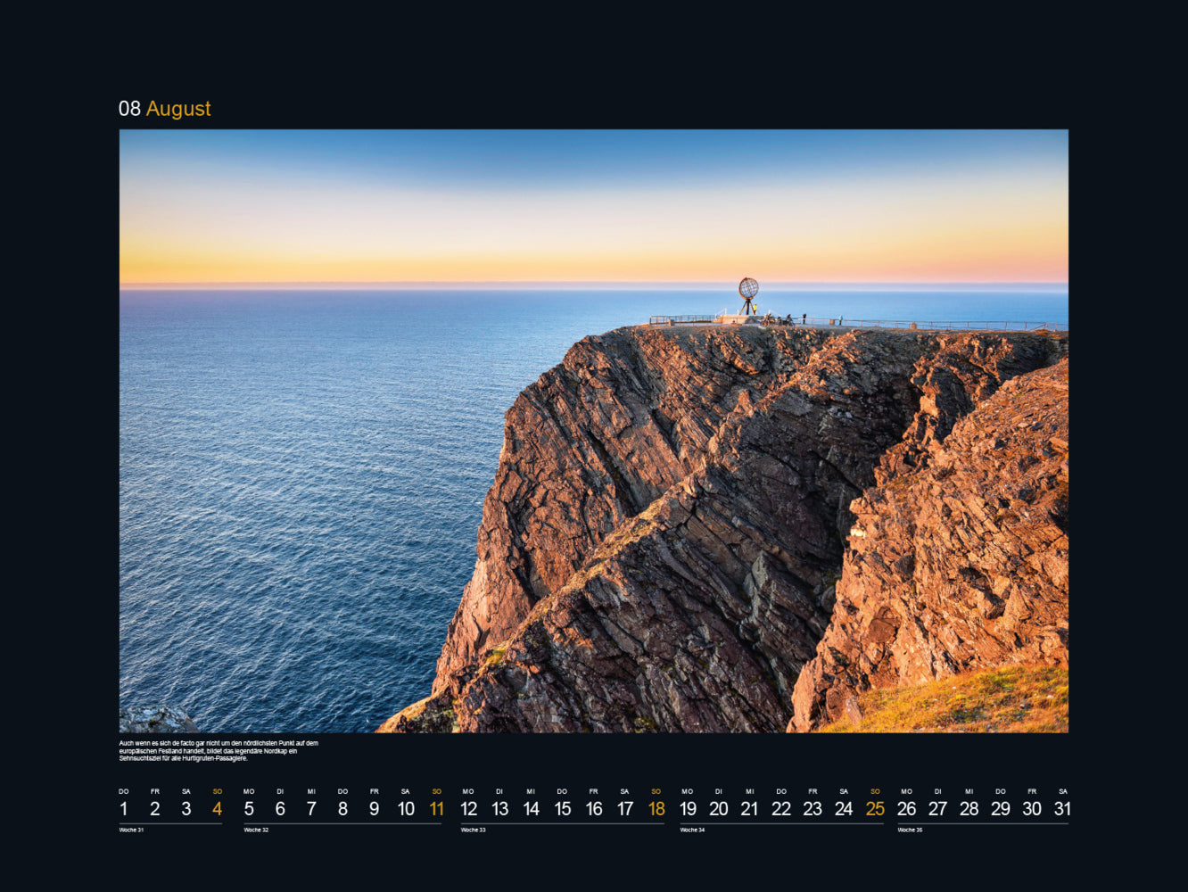 Hurtigruten - Wandkalender 2024 - 60 x 45 cm - Kunth Verlag