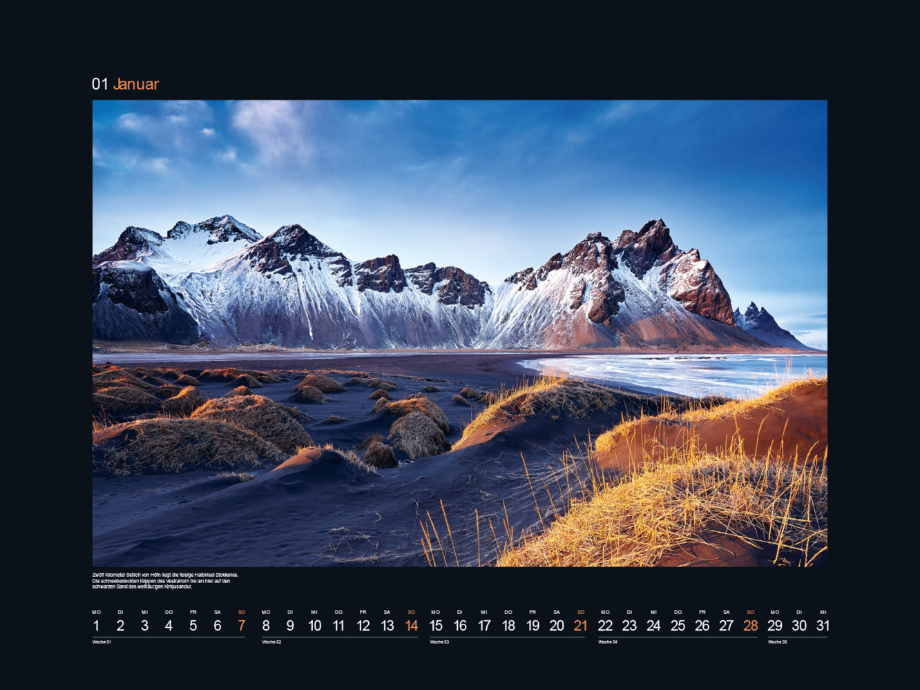 Island - Wandkalender 2024 - 60 x 45 cm - Kunth Verlag