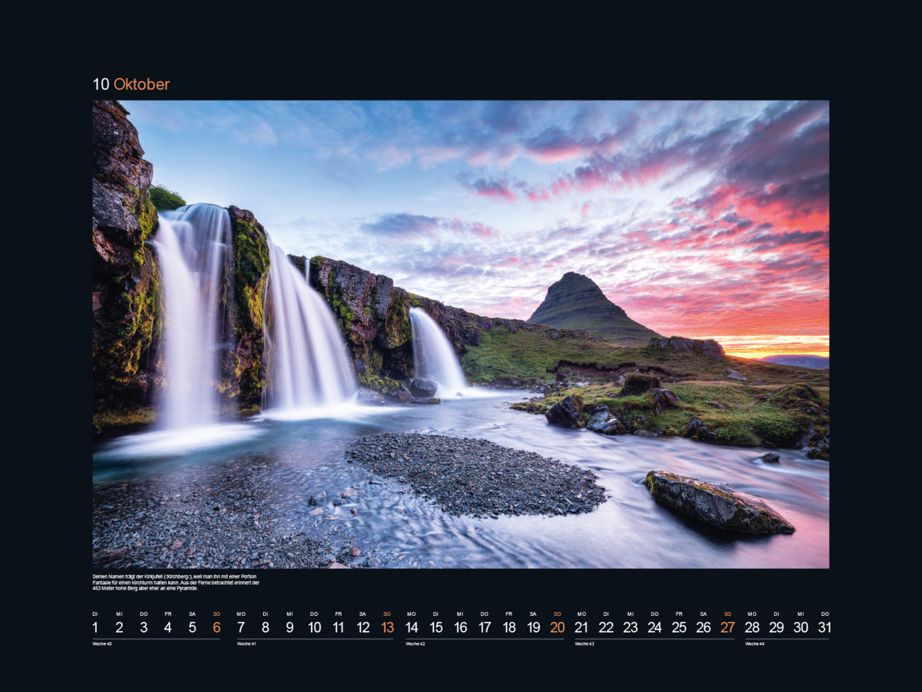 Island - Wandkalender 2024 - 60 x 45 cm - Kunth Verlag