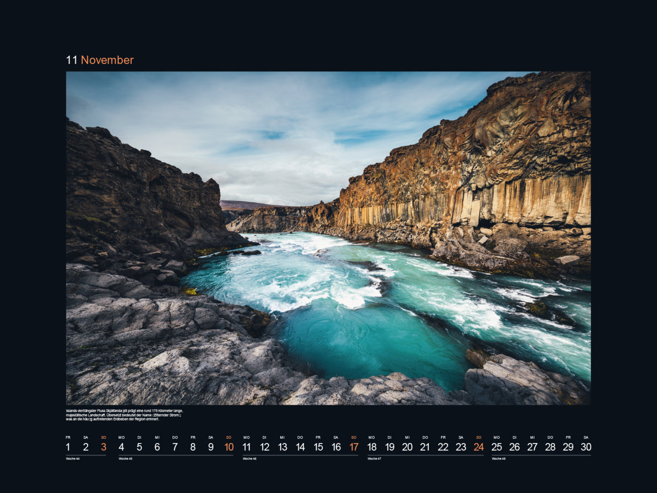 Island - Wandkalender 2024 - 60 x 45 cm - Kunth Verlag