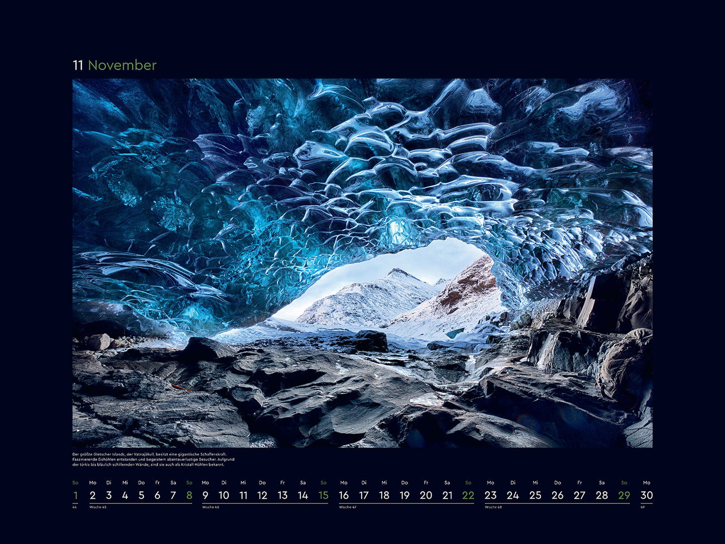 Island - Wandkalender 2026 - 60 x 45 cm - Kunth Verlag