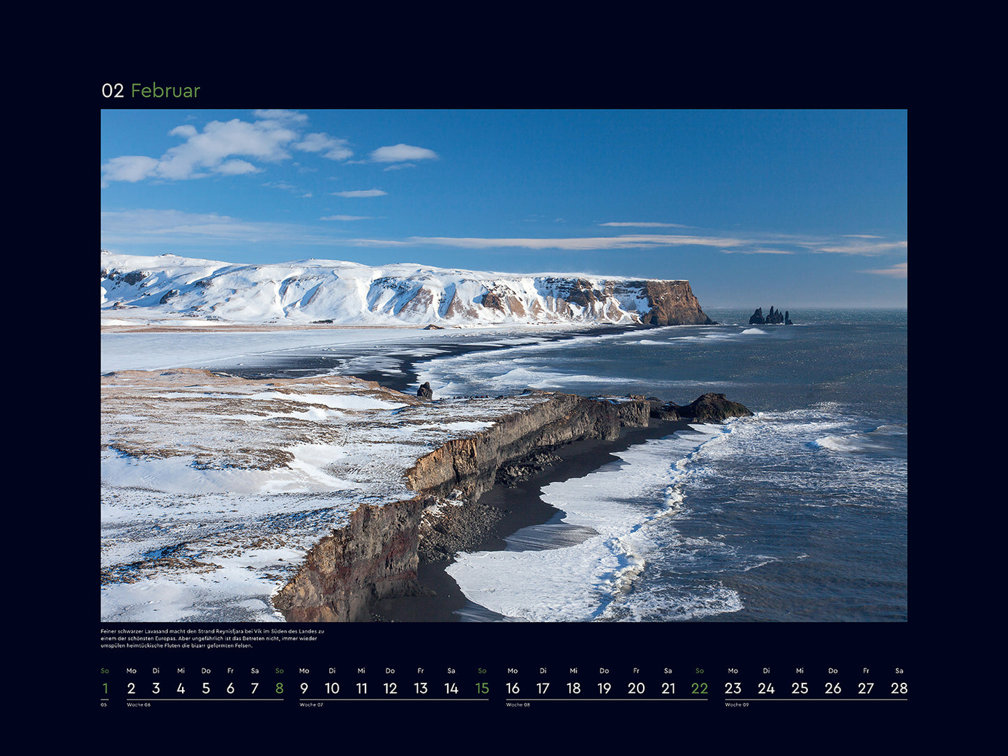 Island - Wandkalender 2026 - 60 x 45 cm - Kunth Verlag