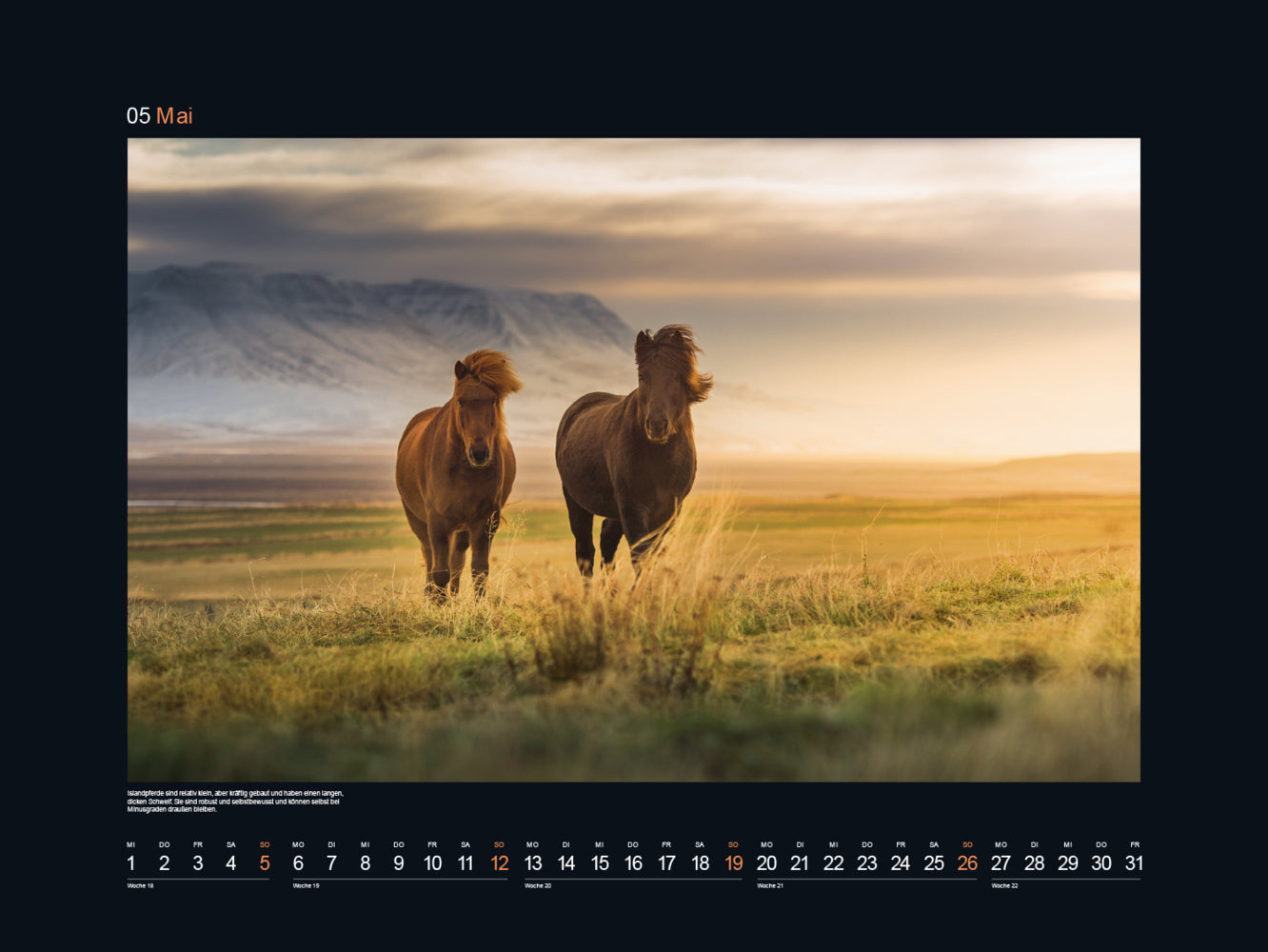 Island - Wandkalender 2024 - 60 x 45 cm - Kunth Verlag