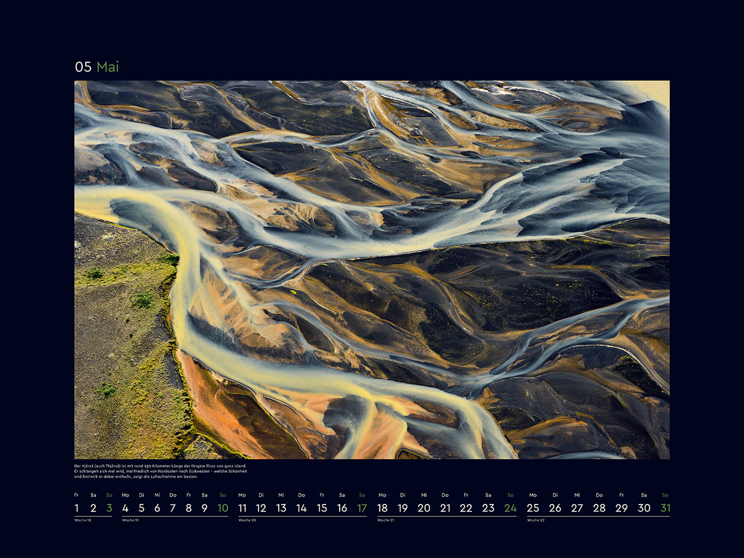 Island - Wandkalender 2026 - 60 x 45 cm - Kunth Verlag