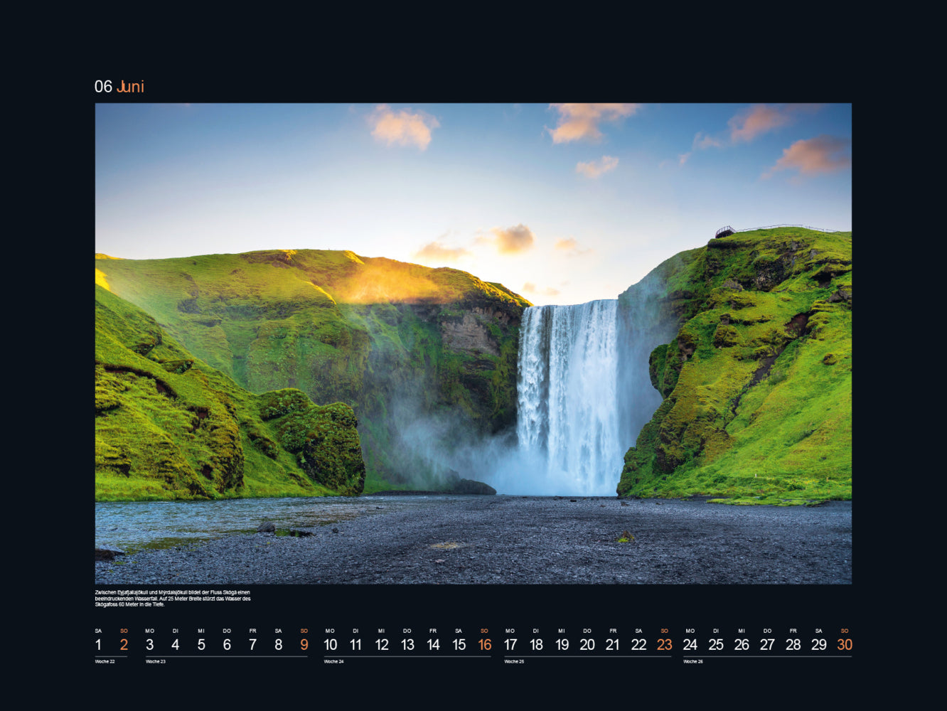 Island - Wandkalender 2024 - 60 x 45 cm - Kunth Verlag