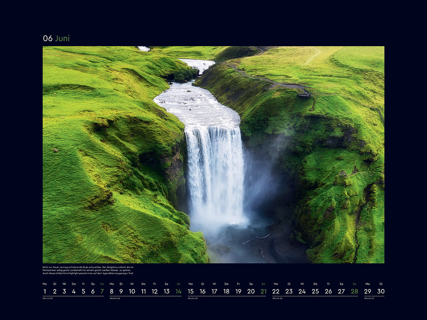 Island - Wandkalender 2026 - 60 x 45 cm - Kunth Verlag