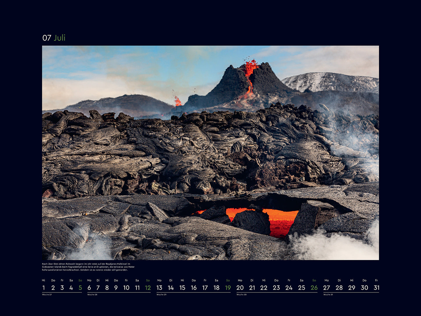 Island - Wandkalender 2026 - 60 x 45 cm - Kunth Verlag