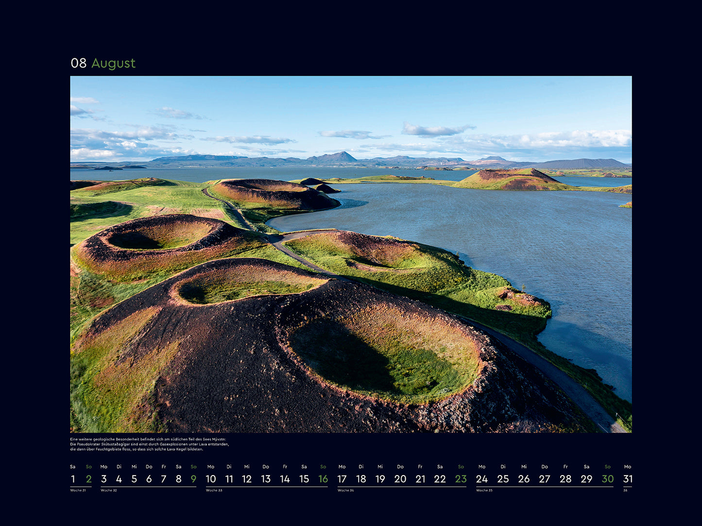 Island - Wandkalender 2026 - 60 x 45 cm - Kunth Verlag