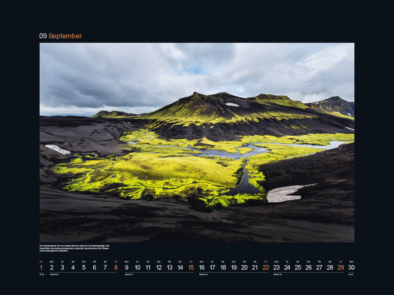 Island - Wandkalender 2024 - 60 x 45 cm - Kunth Verlag