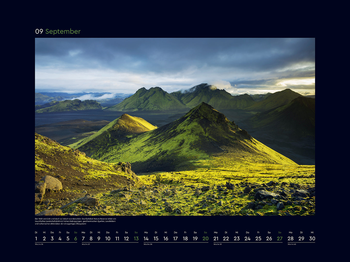 Island - Wandkalender 2026 - 60 x 45 cm - Kunth Verlag