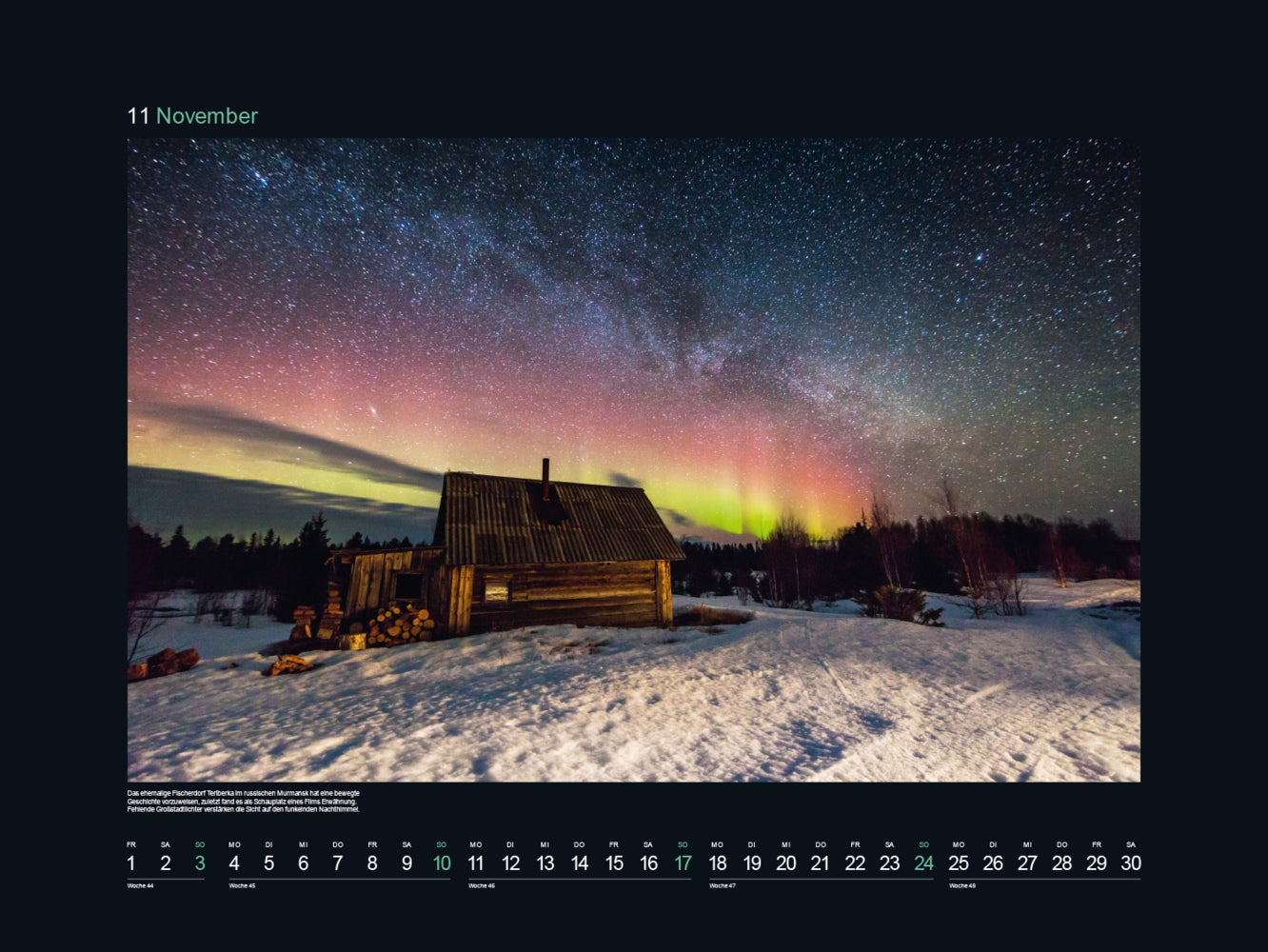 Polarlichter - Wandkalender 2024 - 60 x 45 cm - Kunth Verlag