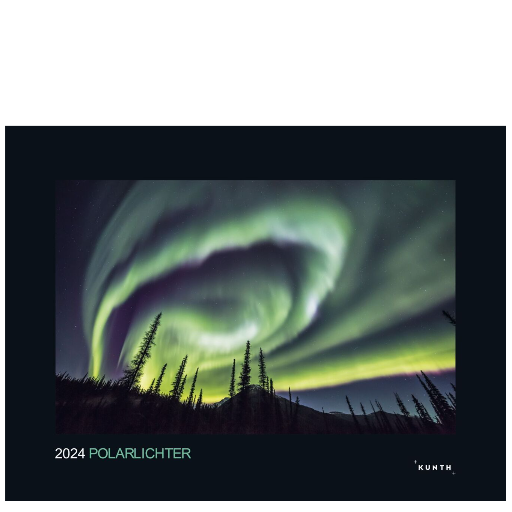 Polarlichter - Wandkalender 2024 - 60 x 45 cm - Kunth Verlag